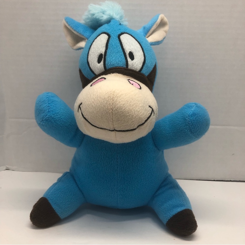 National Entertainment Network 11”PonyHorse Blue Plush Stuffed Animal 2013